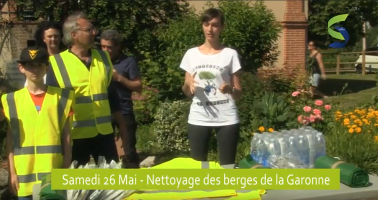 Vidéo de présentation de la matinée nettoyage des berges