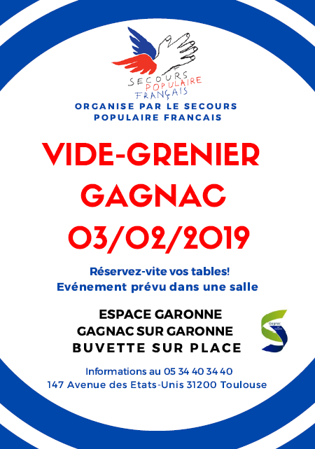 Vide-grenier du Secours Populaire