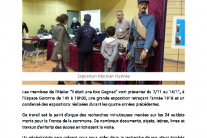 07 11 2018 1918 L'exposition Finale D’hommage Au..