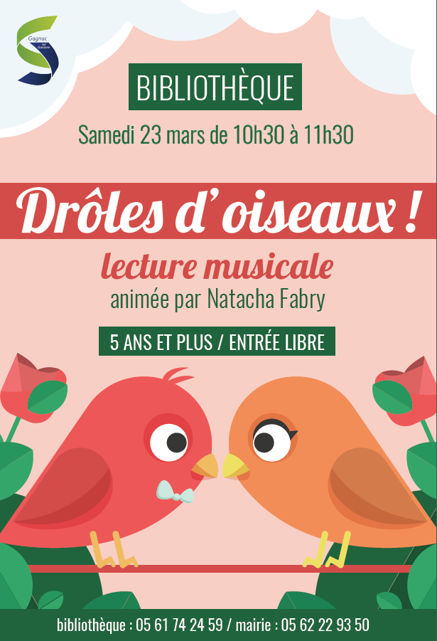 Drôles d’oiseaux – Lecture musicale