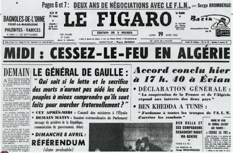 58e anniversaire du Cessez-le-feu en Algérie