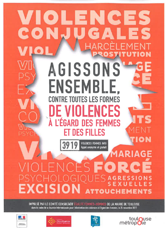 Agissons ensemble contre les violences faites aux femmes