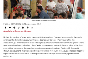 05 9 2019 Samedi, à La Découverte Des Associations