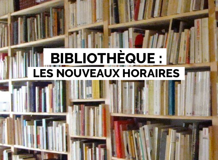 Bibliothèque municipale : les nouveaux horaires