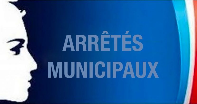 Nouveaux arrêtés municipaux