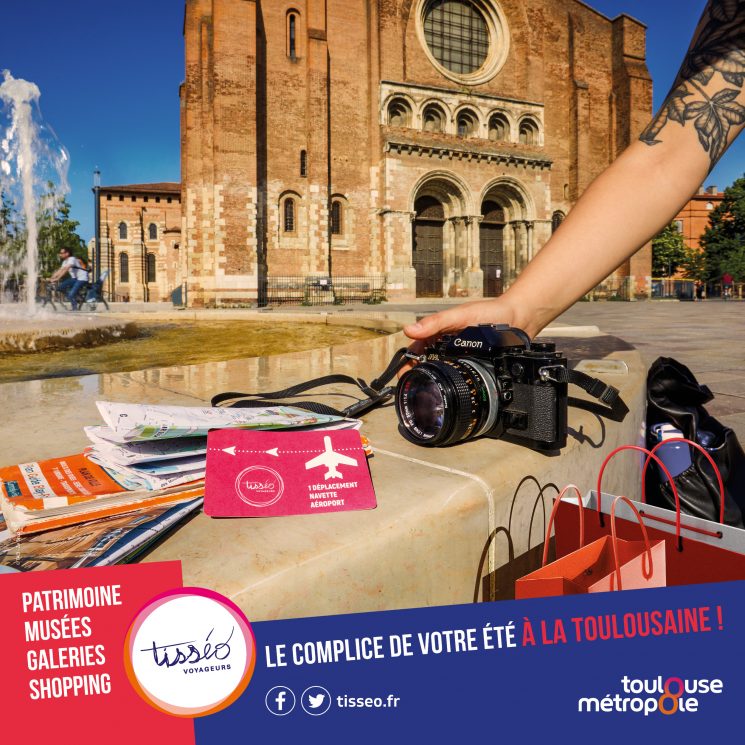 Voyager dans Toulouse cet été avec Tisséo