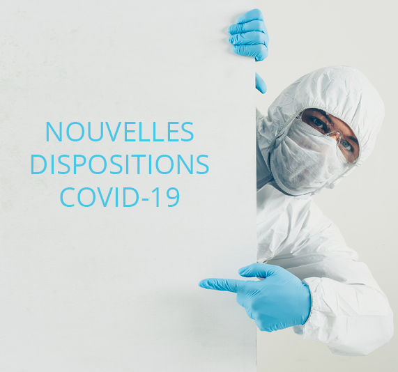 Dispositions COVID-19 au 16 octobre