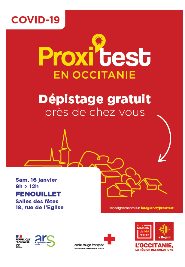 TESTS GRATUITS DE DÉPISTAGE À FENOUILLET