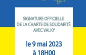 MARDI 9 MAI – SIGNATURE DE LA CHARTE D’ALLAINCE DE SOLIDARITE AVEC L’UKRAINE