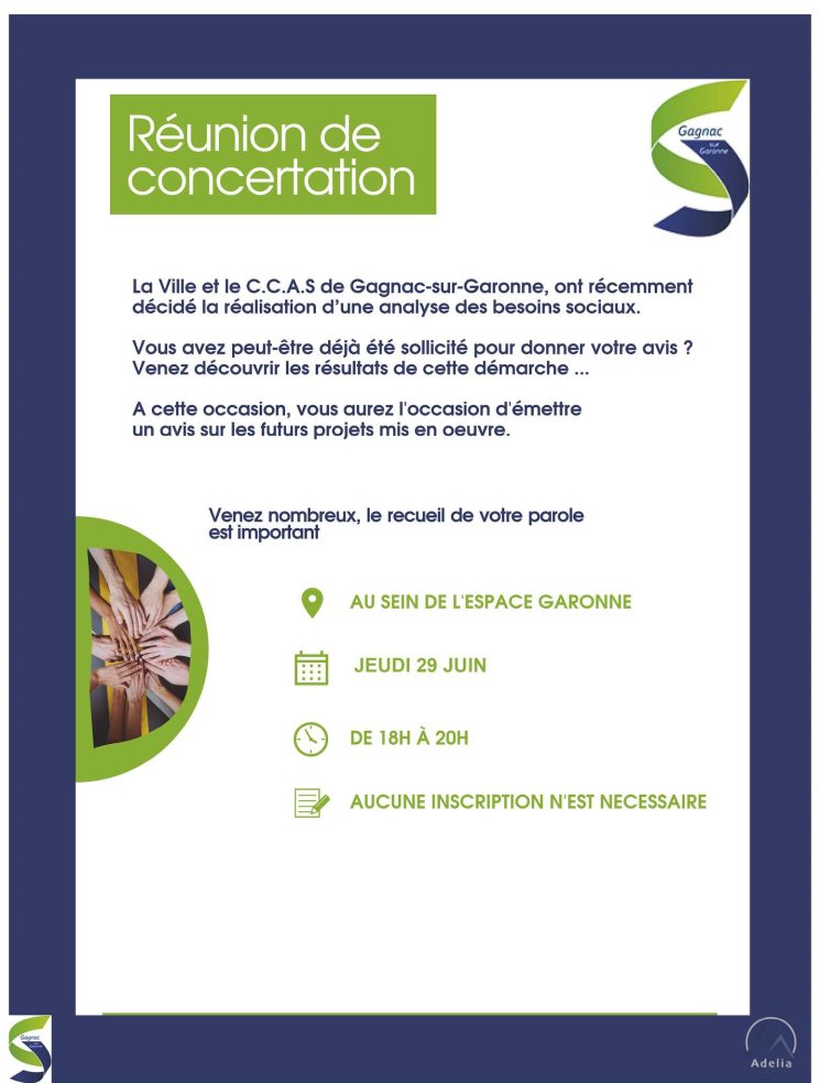 RÉUNION DE CONCERTATION