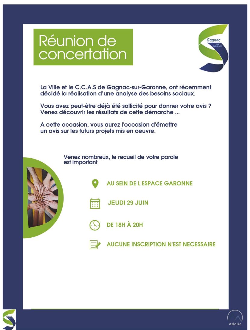 RÉUNION DE CONCERTATION