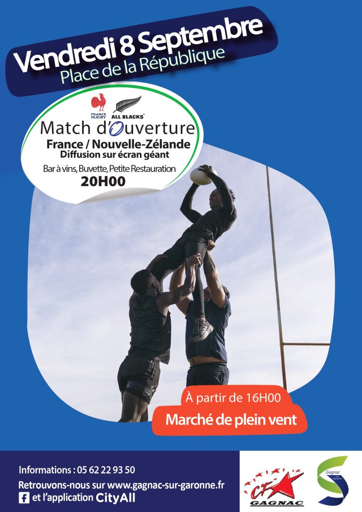 Soirée Ouverture Coupe du Monde de Rugby