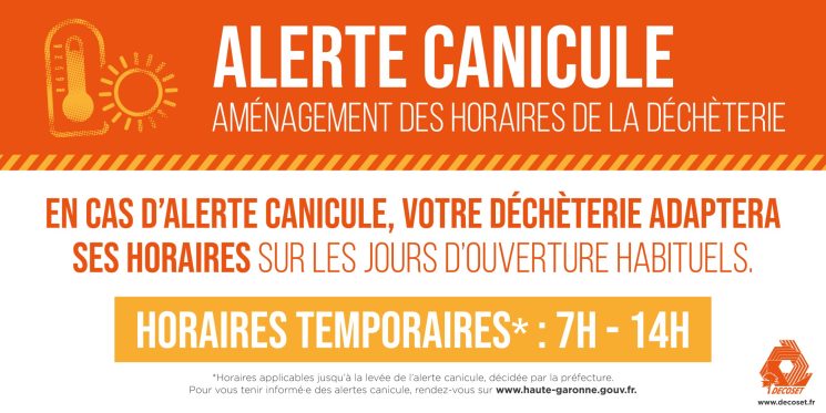 Horaires déchèteries