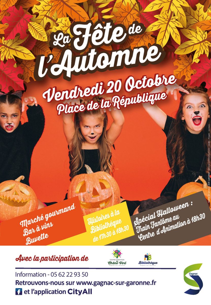 VENDREDI 20 OCTOBRE – FETE DE L’AUTOMNE