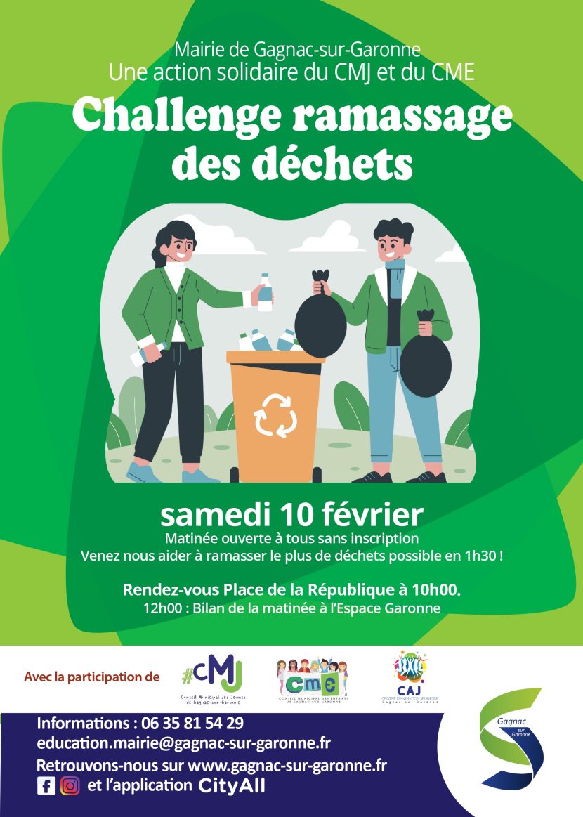 Challenge ramassage des déchets