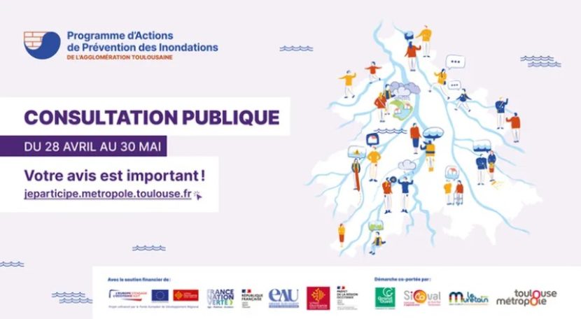 Réunion publique – présentation du Programme d’Actions de Prévention des Inondations (PAPI) de l’agglomération toulousaine 2026-2031