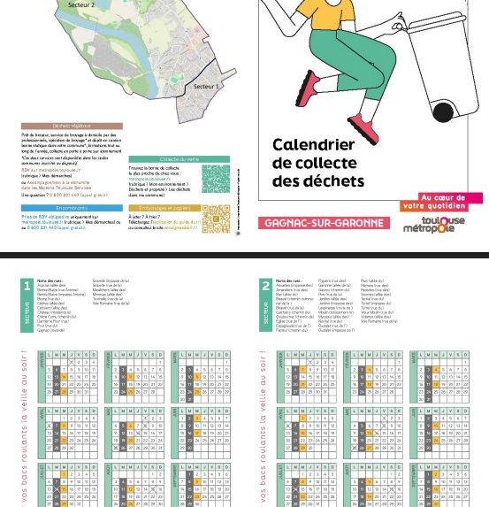 Calendrier collecte déchets 2026