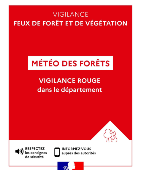 Alerte rouge feux de forêt