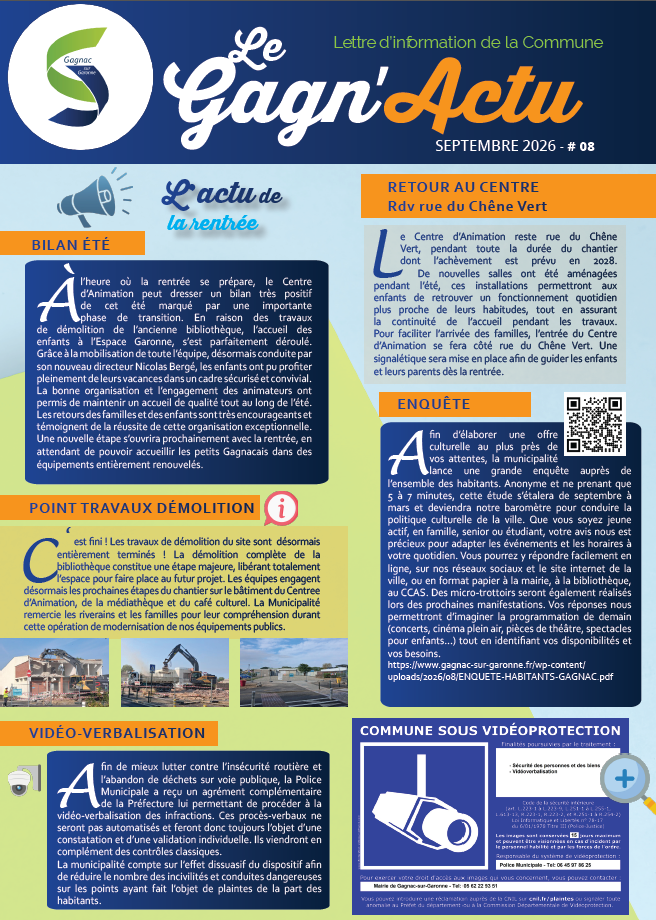 GAGN’ACTU SEPTEMBRE